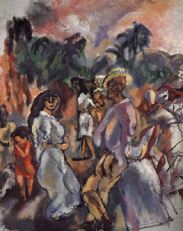 Jules Pascin Composition of picture of Cuba china oil painting image